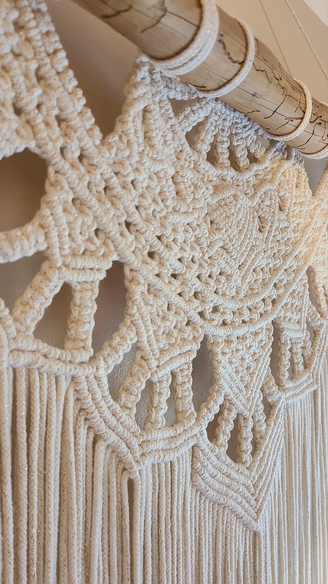 macramé mural mandala