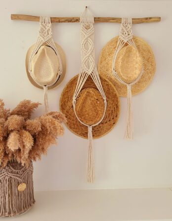 porte chapeaux triple