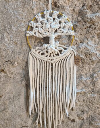 arbre de vie naturel et or