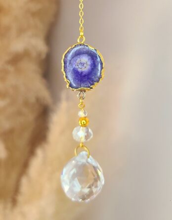 attrape soleil druze quartz solaire violet