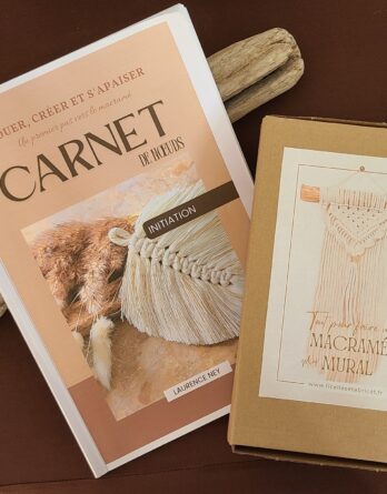 Box + carnet de noeuds - L'expérience complète du macramé débutant