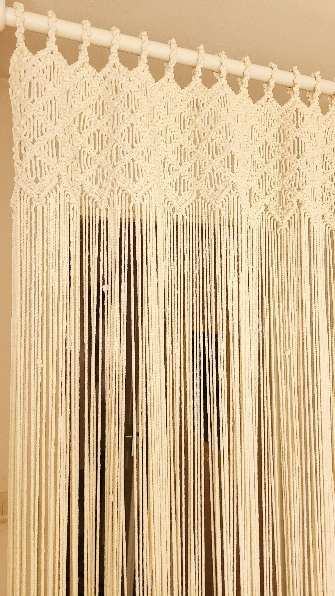 Rideau de porte en macramé - Ambiance naturelle – Image 4