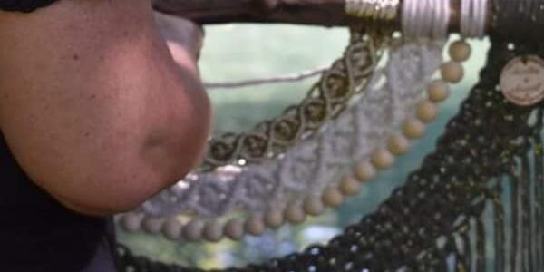 macramé mural vibratoire